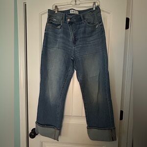 Daze Sundaze straight-leg cuffed denim